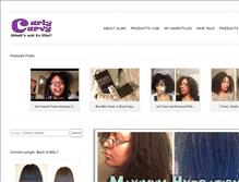 Tablet Screenshot of curlycurvy.com